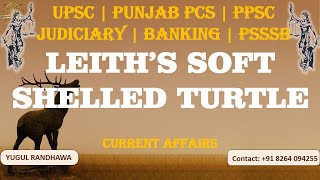 LEITH'S SOFT SHELL TURTLE | Current Affairs ENVIRONMENT By Yugul Randhawa | SRS IAS & LAW ACADEMY screenshot 5