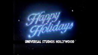 Happy Holidays E.T. Adventure Universal Studios Hollywood Television Commercial (1991)