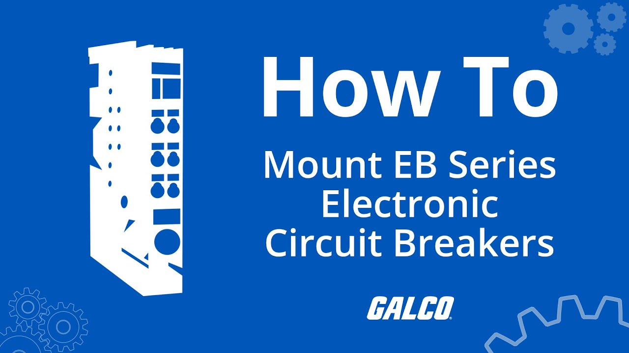 How To Mount Block EB Series Electronic Circuit Breakers | Galco - YouTube