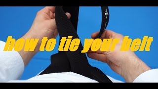 HOW TO TIE A KARATE BELT step by step in 2 different ways - TEAM KI