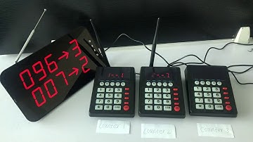 Number waitting system K-999+K-436 B call random number