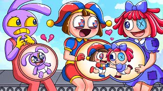 BREWING BABY CUTE PREGNANT Factory But Love Story | The Amazing DIGITAL CIRCUS Animation | Sky Toons