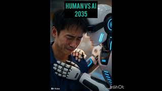 Humans vs AI in 2035😱😱😱😱😱😱#aivshumans