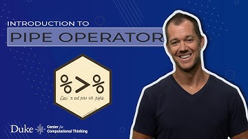 Introducing the Pipe Operator in R