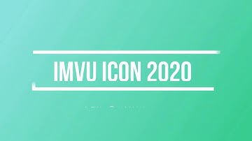 IMVU ICON TUTORIAL 2020