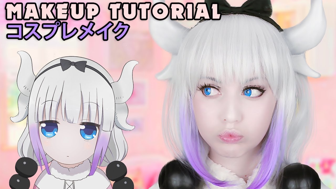 Kanna Kamui Cosplay Makeup Tutorial Kobayashi San Chi No Maid