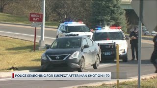 Police searching for suspect in I-70 shooting