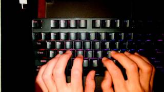 Jailhouse Blue Switches Typing Sound Test Colemak