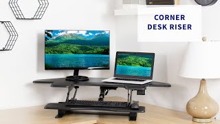 DESK-V000VCE Electric Desk Riser by VIVO