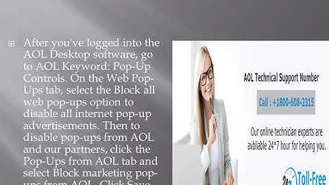 Disable Pop Up Ads in AOL E Mail