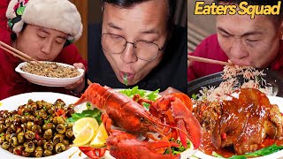 open the blind box to eat big lobster丨eating spicy food and funny pranks丨funny mukbang丨tiktok