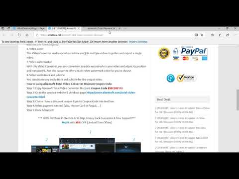 $13.50 OFF Aiseesoft Total Video Converter Coupon Code