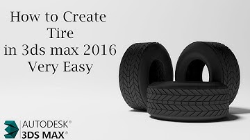 How to Create 3d Tire Model in 3ds max