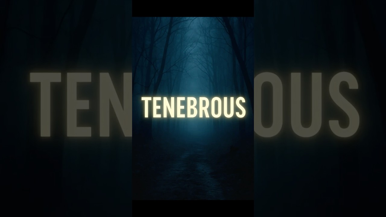 Tenebrous | A Word Full of Shadows & Mystery