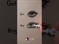 How to draw Eye 👀 of boys and girls ♥️🥶💯#drawing #easydrawing #anime #drawingreferences #doodleart