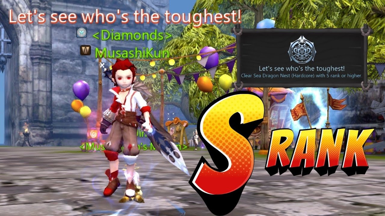 Dragon Nest Classic Sea Dragon Nest Hard Core S Rank - Magic SM POV