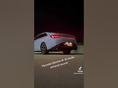 HYUNDAI ELANTRA N EXHAUST SOUND - YouTube