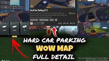 HARD CAR PARKING WOW MAP | HOW TO MAKE PUBG WOW CARS MAP | CAR MAPS PUBG