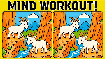 Easy Cognitive Crunch: Spot the Differences and Train Your Brain (Normal Mode)