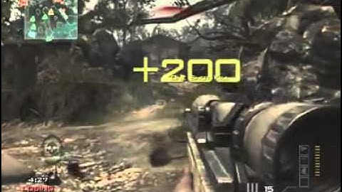 MW3 Quickscope on village
