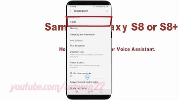 Samsung Galaxy S8 or S8+ : How to Set cursor color Voice Assistant
