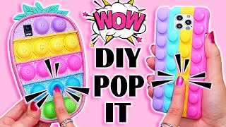 🎉🍓🌈 100% DIY POP IT Phone Case or Personalize your Phone case with POP IT TikTok VIRAL fidget toy🎉🍓🌈