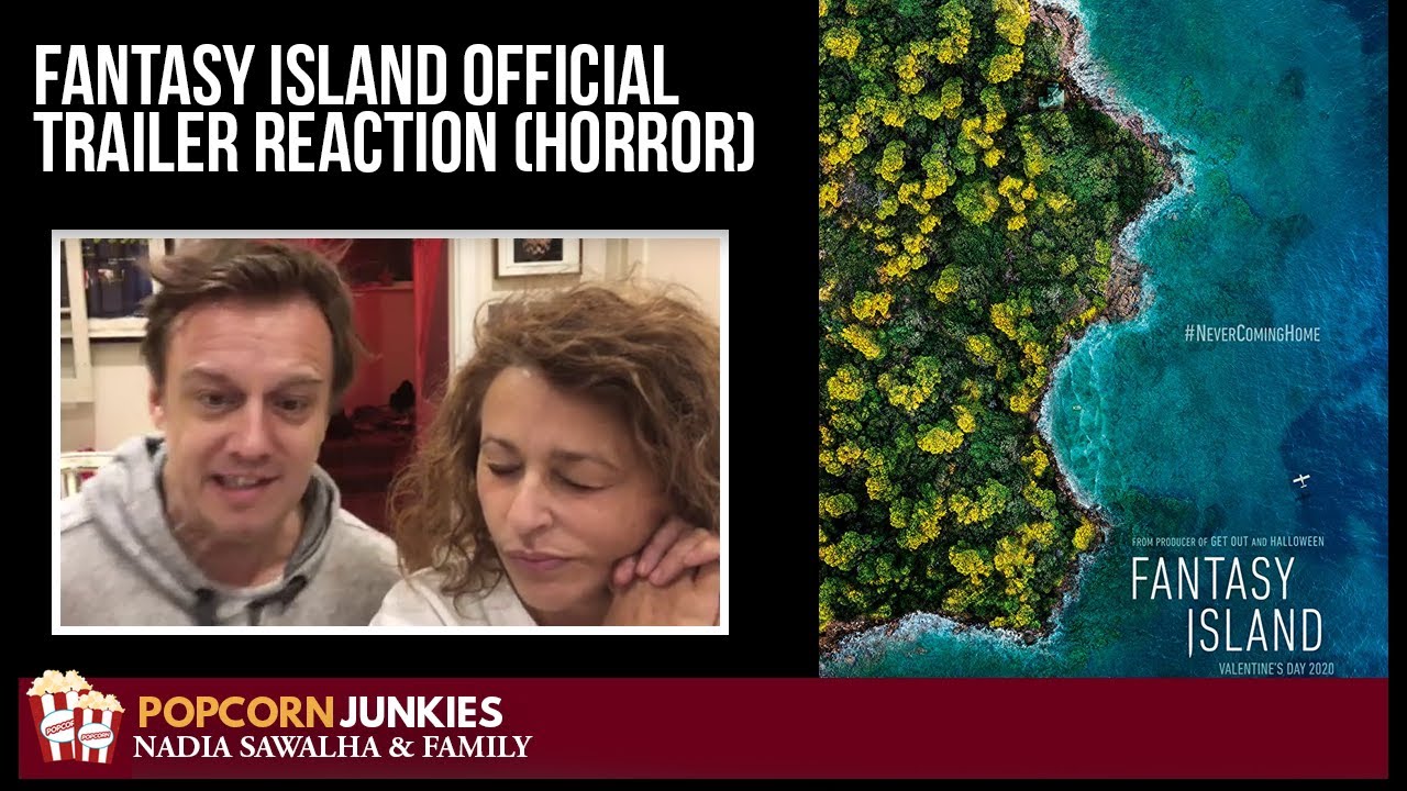 FANTASY ISLAND (Official Trailer) - The Popcorn Junkies HORROR FILM Reaction