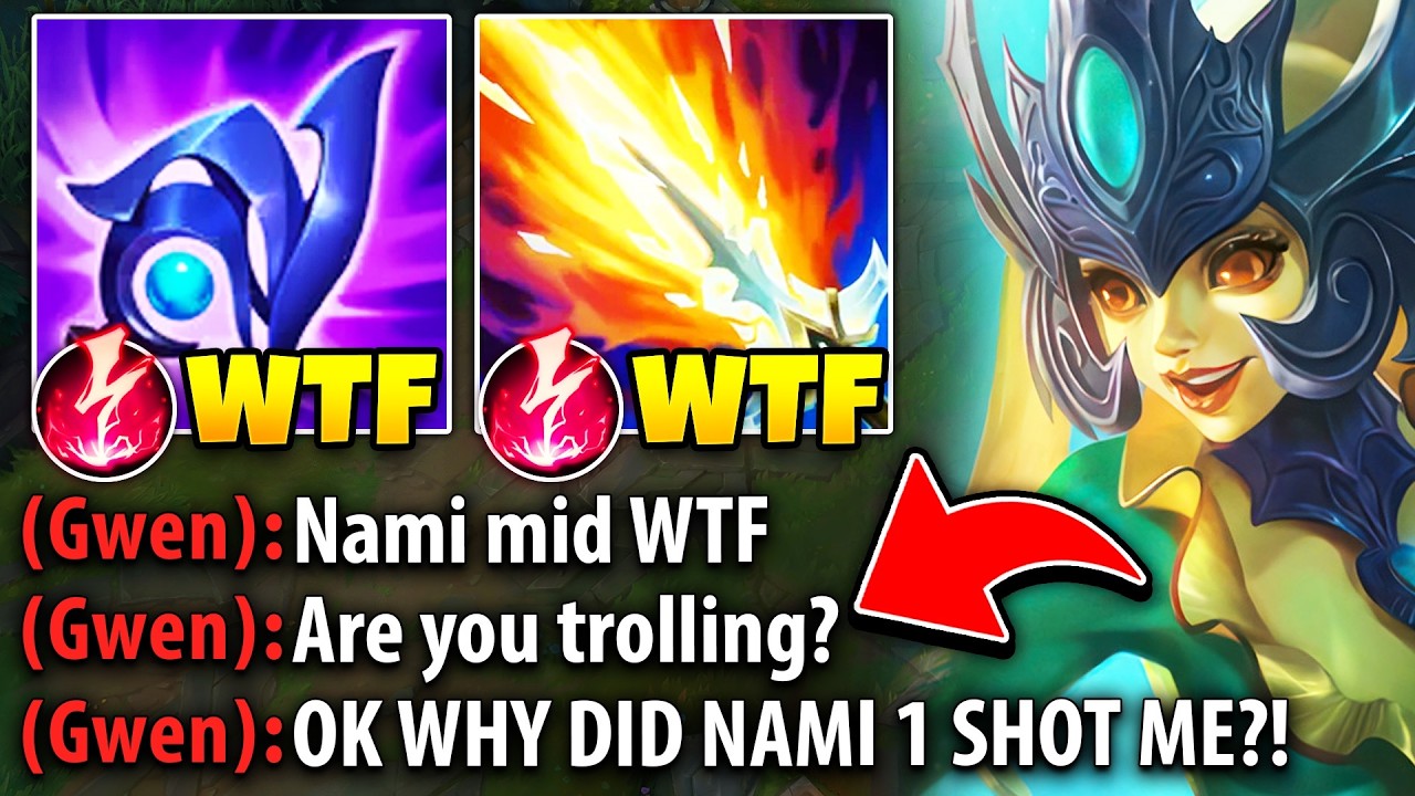 The enemies thought I was trolling with AP Nami mid... until they got one shot (29 KILLS)