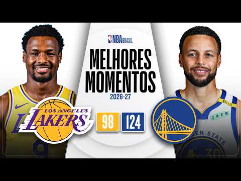 Stephen Curry leads Warriors and destroys Lakers in NBA preseason | Highlights