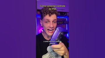 COMO CONECTAR CONTROLE NOVO de PS5 ! #shorts
