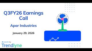 Apar Industries Earnings Call for Q3FY26