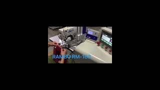 Automatic waist tag feeder sewing machine, RAMBO RM-163