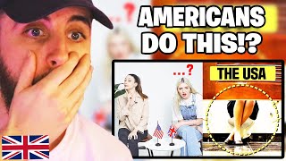 Brit Reacts to WEIRD Things Only AMERICA Does! Can British understand?