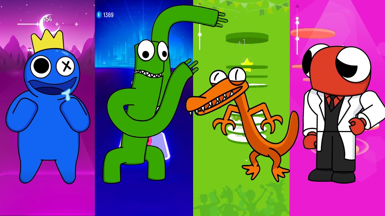 Blue x Green x Orange  Rainbow Friends Animation 