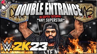 How to Get Double Title Entrance on WWE 2K23!