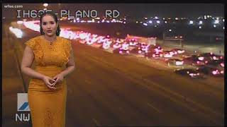 Westbound LBJ Freeway shut down after fatal pedestrian accident