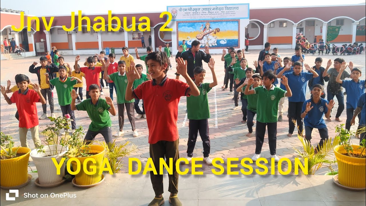 yoga dance session JNV थांदला Jhabua 2 #jnv #thandla #navodayaschool # ...