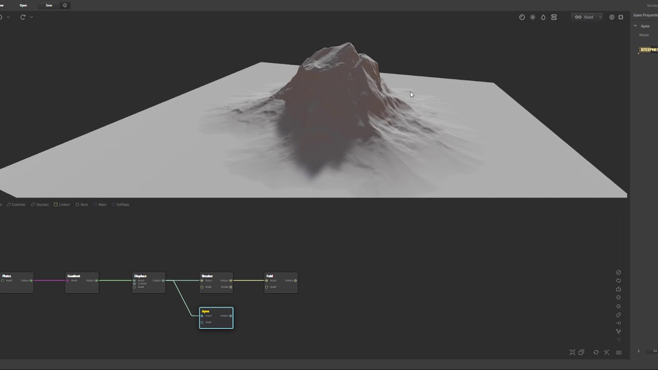 Gaea Tutorial Gaea Tutorial: Plates Node for making Mountains - YouTube
