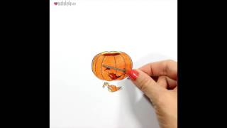 Gourd Loves Halloween - Stop Motion Animation By Rachel Ryle