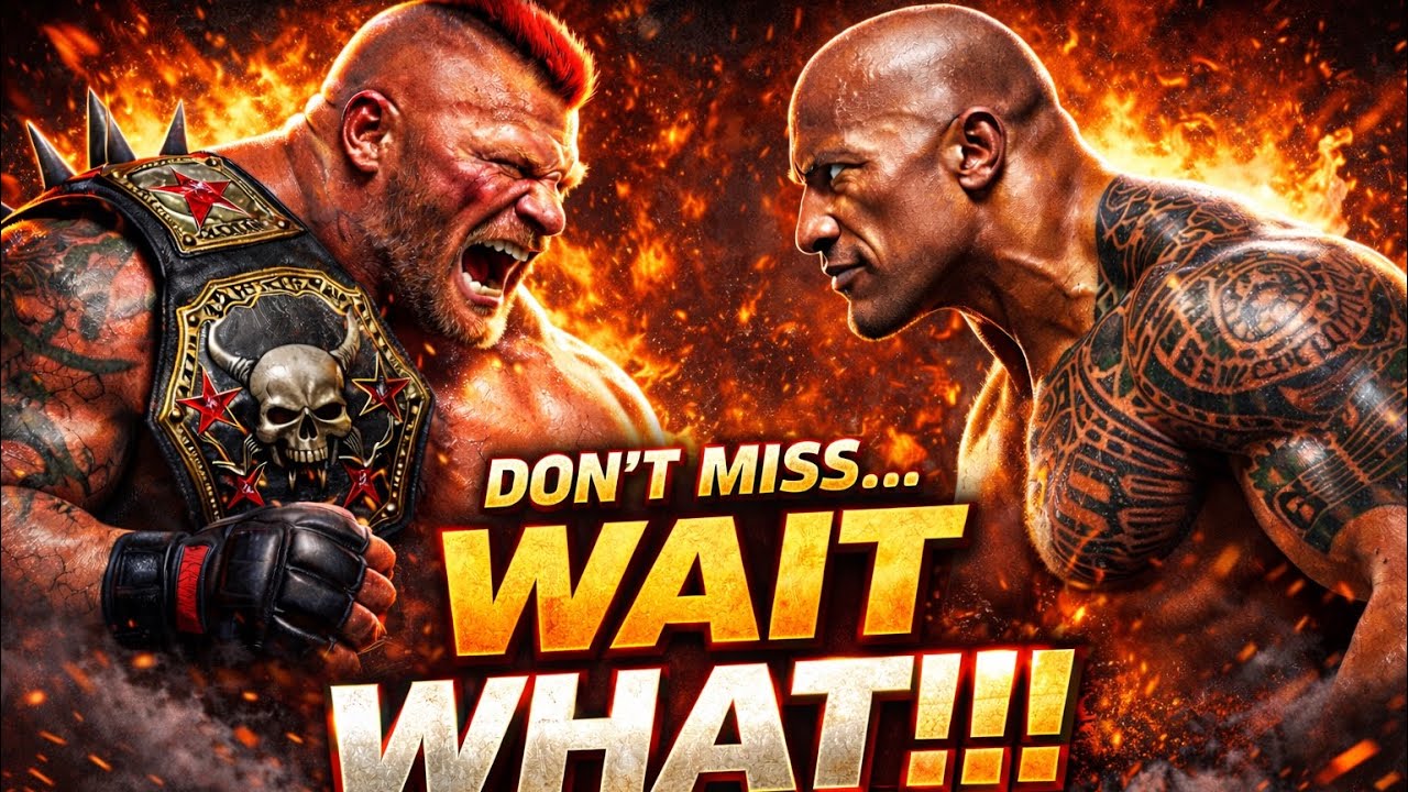 WAIT WHAT?! FINAL BOSS MATCH 🔥 1v1 Destruction BROCK LESNAR VS THE ROCK | WWE 2K25