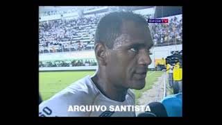 Kleber Pereira Falou Na Saida Pro Intervalo De Santos 2 X 1 Cucuta Libertadores 2008