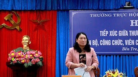 Thường trực HĐND tỉnh tiếp xúc cử tri cán bộ, công chức, viên chức, nhân viên ngành y tế