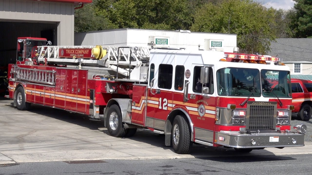 Christiana Fire Company Ladder 12 Responding YouTube