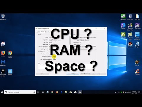 How to check laptop specs -  How much Laptop RAM/Memory? - Beginners (2019)