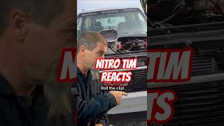 ​8.45 Seconds in a Grocery Getter?! 🤯🏁 Nitro Tim  #dragracingshorts #mamasgrocerygetter #shorts