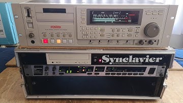 Fostex D-15 Digital Master Recorder Time Code DAT machine - Digital Domain Transfer From Pro CD Deck