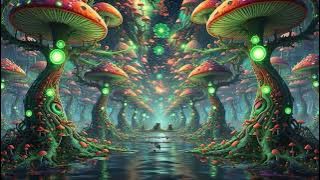Psychedelic Trance - Glowing Forest / Journey Mix 2025 (AI Visuals) Vol.2