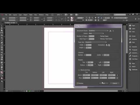 Introduction to Designing Invitations: Unfolded Document Setup