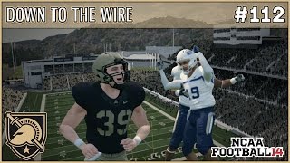 DOWN TO THE WIRE | NCAA Football 14: Offline Dynasty - E112