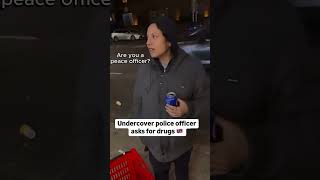 Undercover cop trying to catch drug dealers